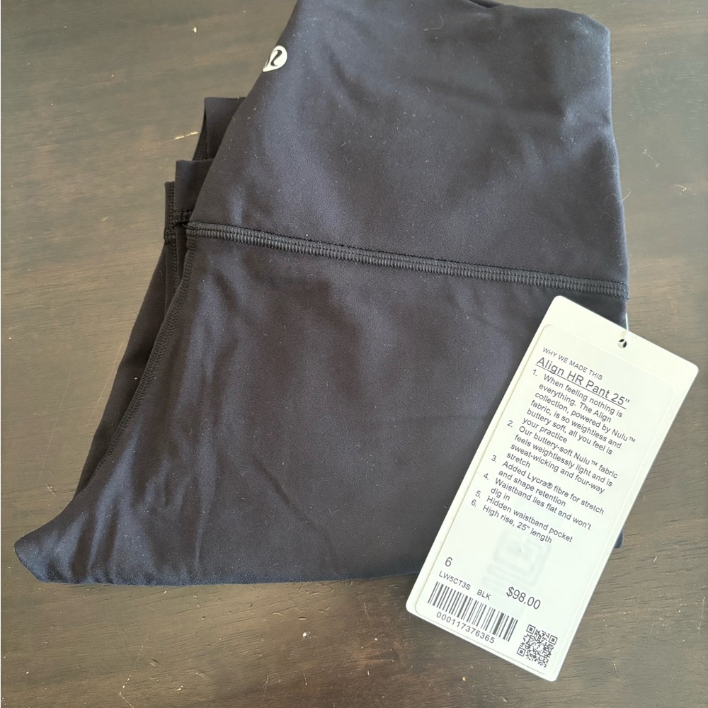 lululemon athletica Black Align Leggings